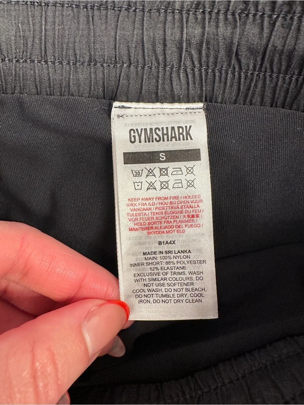 Gymshark Black Training Shorts